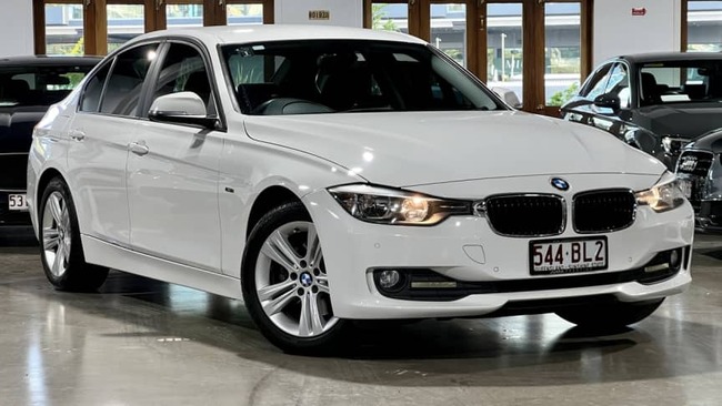 Used 2014 White BMW 3 Series 320d Sport Line Sedanfor sale in Albion, QLD