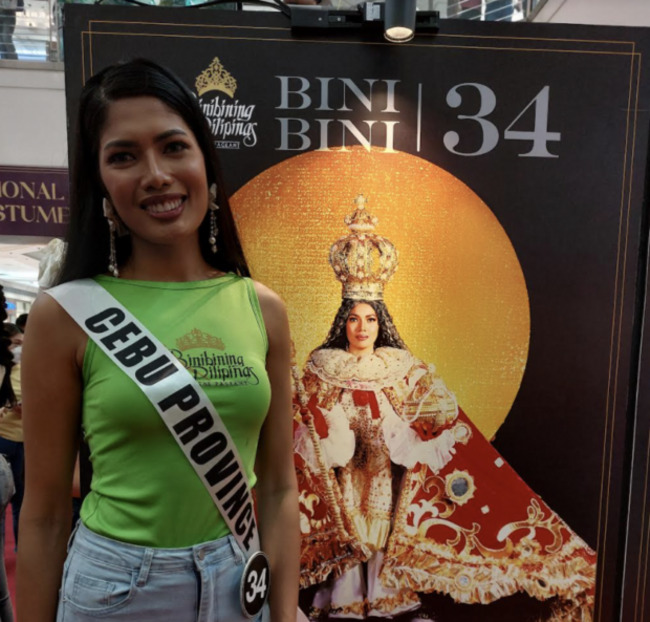 Binibining Pilipinas candidate from Cebu says sorry after Sto. Niño costume gaffe, beseeches: ‘Let's all spread love'