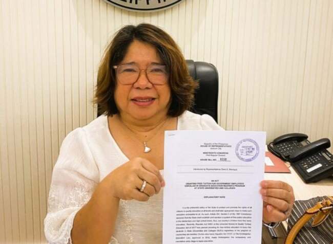 Zambales solon wants free tuition for gov't workers obtaining master's degree