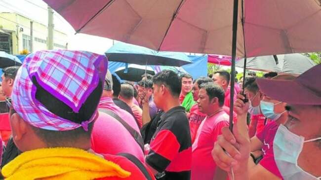 Wyeth workers call strike after layoff