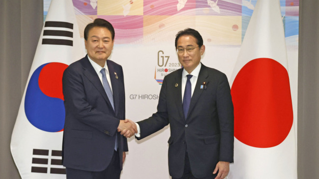 Kishida, Yoon underscore importance of Korean A-bomb cenotaph visit