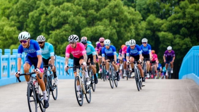 Fun of combining cycling and beautiful scenery