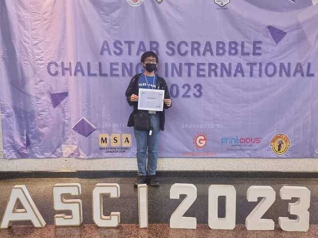 Talisic, Cebuano word wizard, tops Astar Scrabble Challenge in Kuala Lumpur
