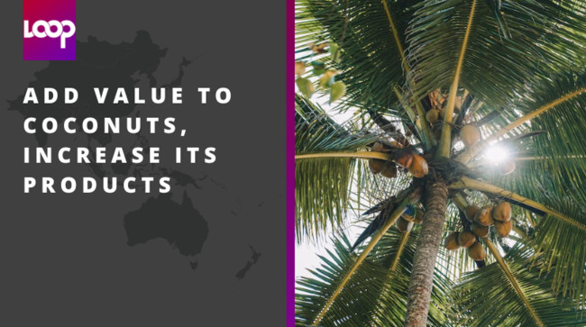 Add value to coconuts, Increase its products