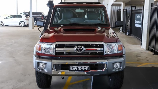Used 2022 Red Toyota Landcruiser GXL Cab Chassis Dual Cabfor sale in Chullora, NSW