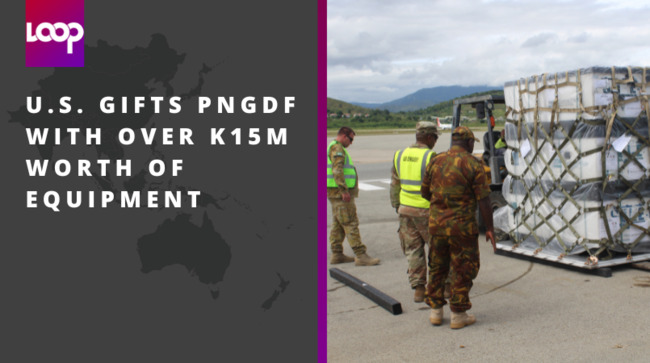 U.S. gifts PNGDF with over K15m worth of equipment