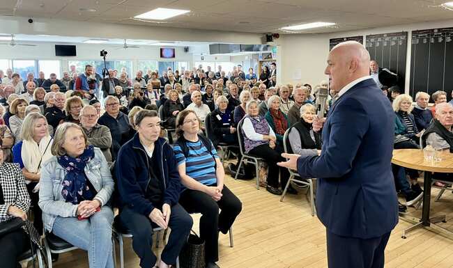 Crime Top of Mind for Luxon Crowd