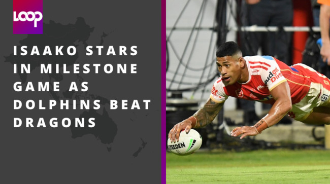 Isaako stars in milestone game as Dolphins beat Dragons