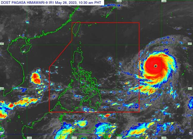 Super typhoon Mawar slightly intensifies, to enter PH as Betty