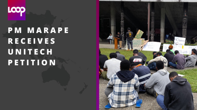 PM Marape receives Unitech petition