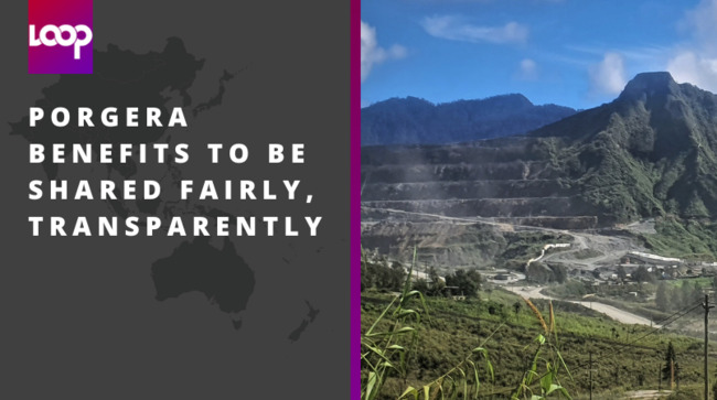 Porgera benefits to be shared fairly, transparently