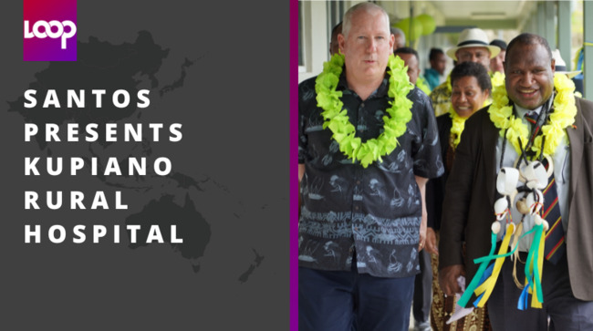 Santos presents Kupiano rural hospital