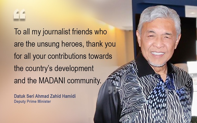 DPM, CABINET MINISTERS CONVEY NATIONAL JOURNALISTS' DAY GREETINGS