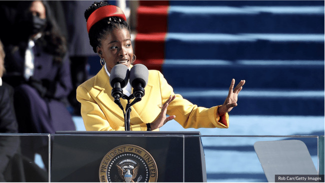 REDNECKISTAN, FLORIDA: Amanda Gorman's Inaugural poem is banned by Florida school.