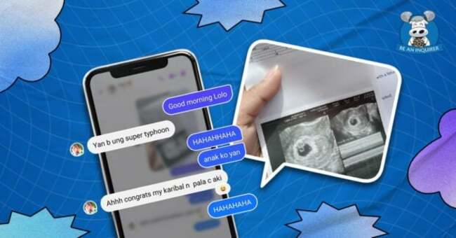 Dad mistook pregnant daughter's sonogram for super typhoon