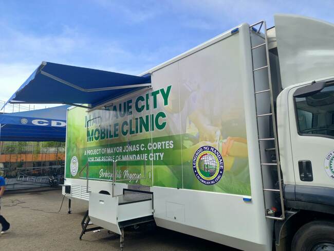 Mandaue's mobile clinic to especially serve residents in remote areas
