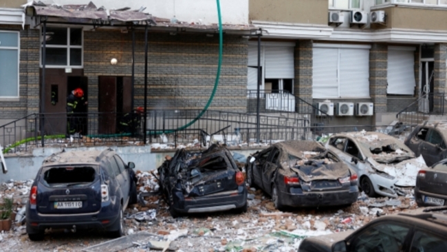 1 killed, 13 injured in drone attacks on Kiev, Ukraine's national police says