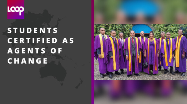 Students certified as agents of change