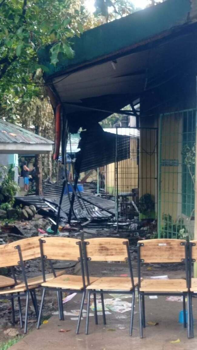 Fire destroys school building in Zamboanga del Sur town