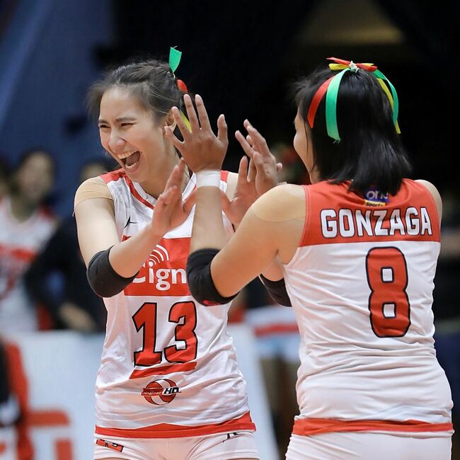 Jovelyn Gonzaga thrilled to reunite with Rachel Daquis at Cignal, eyes PVL title