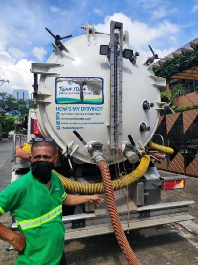 Manila Water's desludging caravan coming to 46 barangays in parts of NCR, Rizal in June