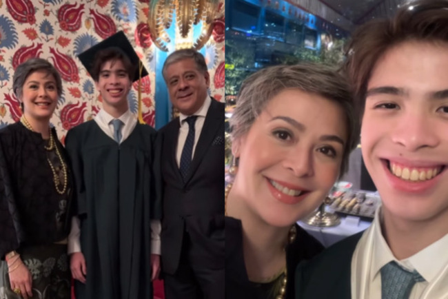 Dawn Zulueta ‘overwhelmed with love, pride' as son graduates from high school