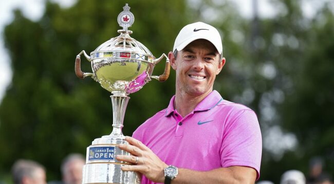 Two-time defending champion Rory McIlroy highlights Canadian Open field