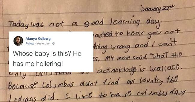 Kid Roasts Teacher Over "Lies" About Columbus — "How Can White People Teach Black History"