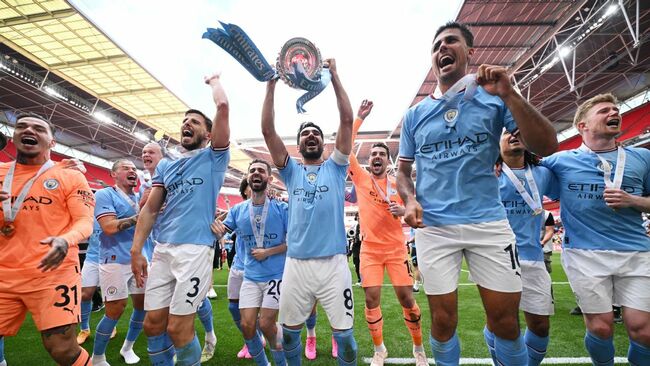 Man City's FA Cup win makes treble triumph look inevitable