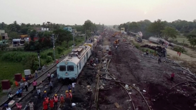 Unidentified bodies shifted to mortuaries after India's devastating train mishap