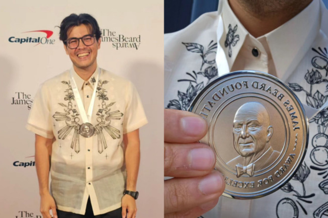 Erwan Heussaff wins at James Beard Media Awards
