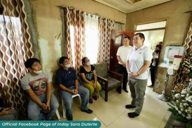 VP Sara condoles with family of slain teacher in Cotabato town