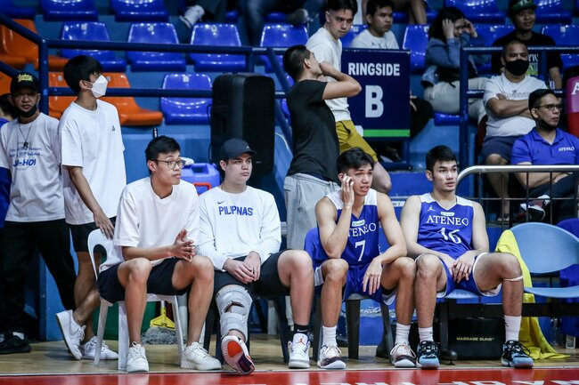 Ateneo's Mason Amos out with hyperextended knee