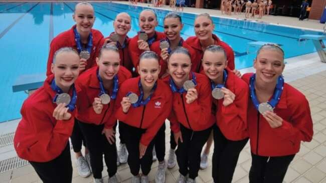 Canada caps artistic swimming World Cup Super Final with silver medal in acrobatic routine