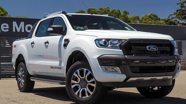 Used 2018 White Ford Ranger Wildtrak Utility Dual Cabfor sale in Hoppers Crossing, VIC