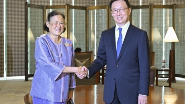 Chinese vice president meets Thai Princess Sirindhorn