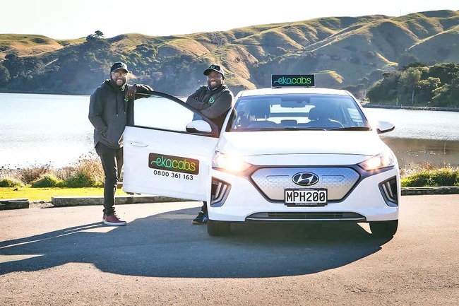 Electric taxi company runs out of gas