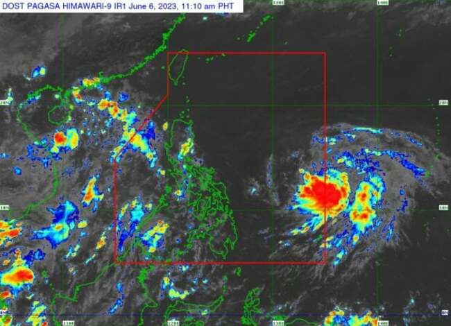 LPA east of Eastern Visayas develops into Tropical Depression ‘Chedeng'