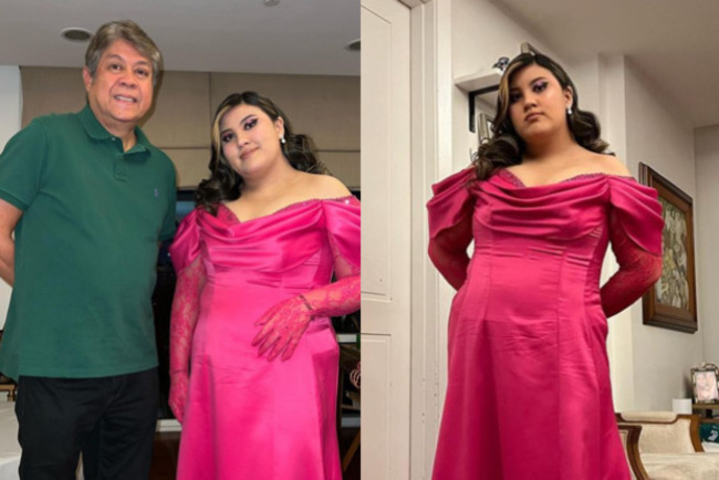 LOOK: Miel Pangilinan pretty in pink for high school prom