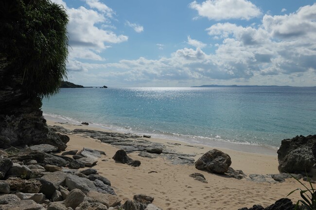 VIDEO: Fun in Okinawa: The wonders of 'Carrot Island' off White Beach coast