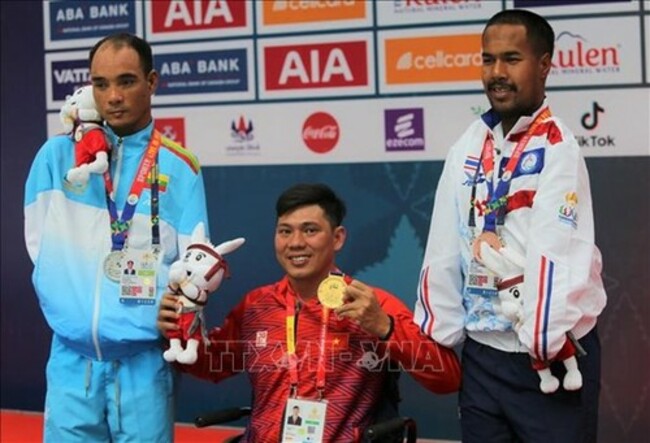ASEAN Para Games 12: Vietnam ranks third after three competition days