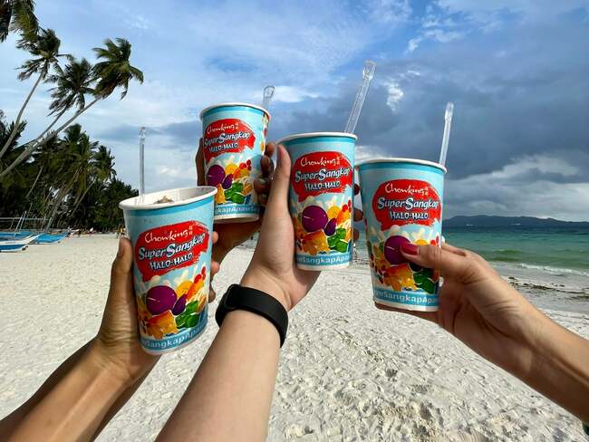 Chowking's Halo-Halo Land summer party concluded with a bang in Boracay