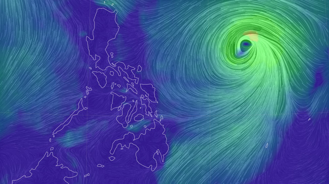 Chedeng intensifies into severe tropical storm