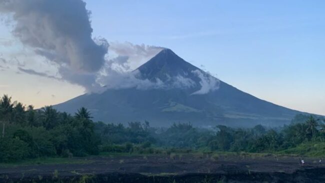 Rockfall events in restive Mayon Volcano more than doubles