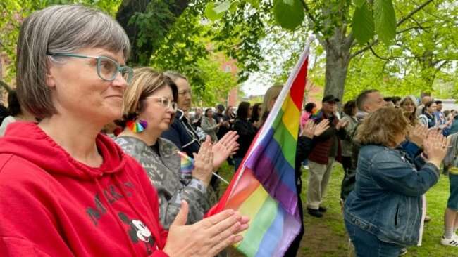 Rally in support of LGBTQ rights in P.E.I. schools draws hundreds