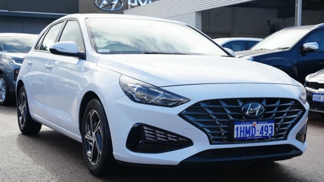 Used 2021 Polar White Hyundai i30 Hatchbackfor sale in Welshpool, WA