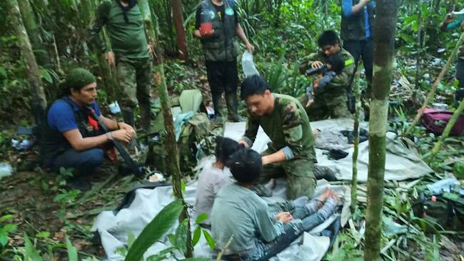 Colombian ‘miracle' children found 40 days after Amazon jungle plane crash
