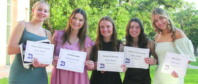 Boerne High Girls Basketball Awards Ceremony