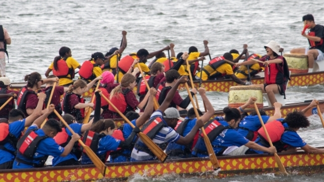 Students make waves at Dishui Lake International