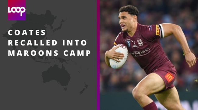 Coates recalled into Maroons camp